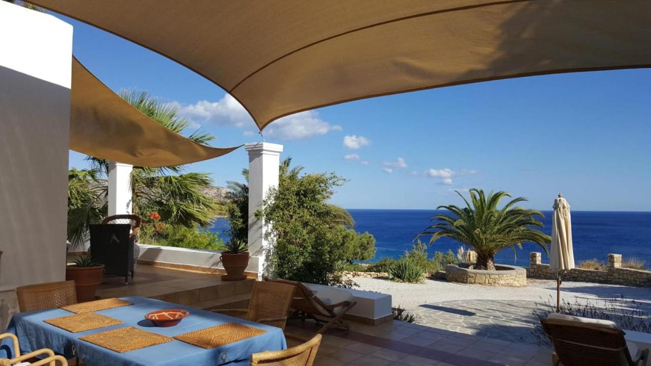 Tranquil Villa With Sea View In Ammopi Karpathos أموبي المظهر الخارجي الصورة