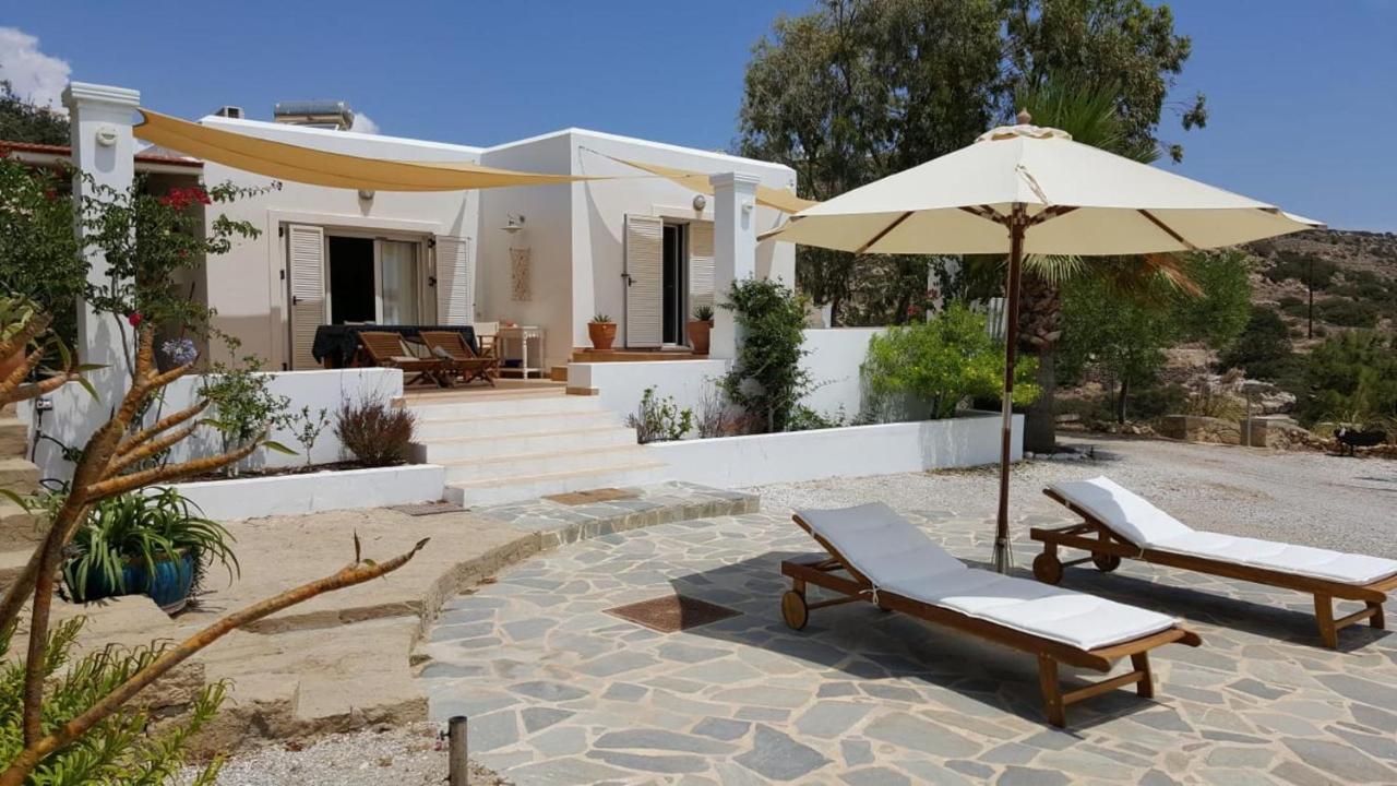 Tranquil Villa With Sea View In Ammopi Karpathos أموبي المظهر الخارجي الصورة